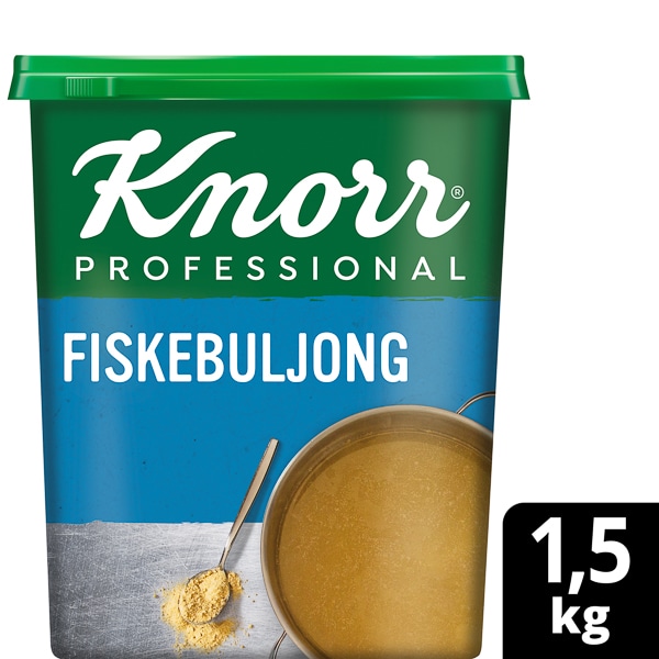 Knorr Fiskebuljong 6 x 1,5 kg - Knorr Fiskebuljong – for en jevn, pålitelig og rund smaksforsterker!